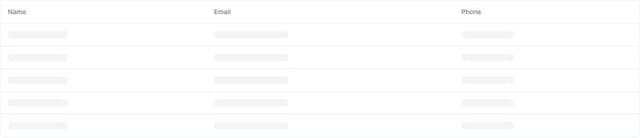 Thumbnail for prompt: make shadcnui table with skeleton loading