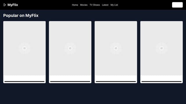 Thumbnail for prompt: create netflix like ui