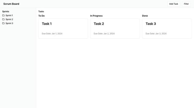 Thumbnail for prompt: make this like jira's scrum board