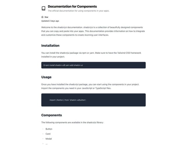 Thumbnail for prompt: a github repositories list clone
