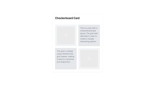 Thumbnail for prompt: add grid lines to a card. it should resemble a checker board