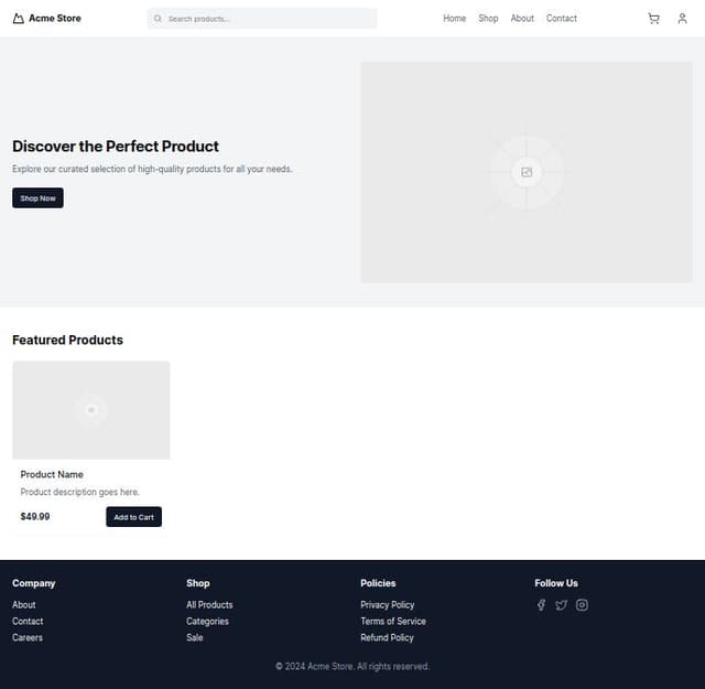 Thumbnail for prompt: a store web