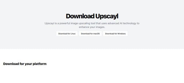 Thumbnail for prompt: Add buttons for downloads