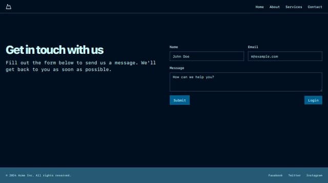 Thumbnail for prompt: to generating code to i use in my website using html,css in front and also user input data that can be store all the things is functionable and login button click to go another page link i give :- https://anilab.to so properly i operating properly
