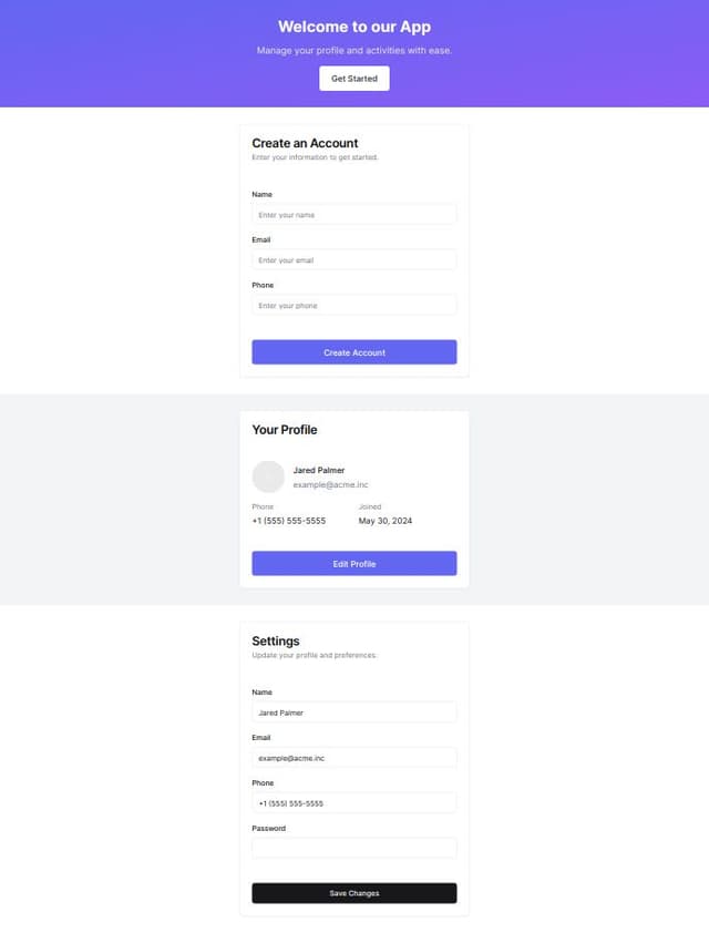 Thumbnail for prompt: Make an mobile application with these features