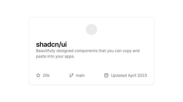 Thumbnail for prompt: Make a UI component that can render some informtaion about a github repo.. use this data as an example.. {
    "id": 1296269,
    "node_id": "MDEwOlJlcG9zaXRvcnkxMjk2MjY5",
    "name": "Hello-World",
    "full_name": "octocat/Hello-World",
    "owner": {
      "login": "octocat",
      "id": 1,
      "node_id": "MDQ6VXNlcjE=",
      "avatar_url": "https://github.com/images/error/octocat_happy.gif",
      "gravatar_id": "",
      "url": "https://api.github.com/users/octocat",
      "html_url": "https://github.com/octocat",
      "followers_url": "https://api.github.com/users/octocat/followers",
      "following_url": "https://api.github.com/users/octocat/following{/other_user}",
      "gists_url": "https://api.github.com/users/octocat/gists{/gist_id}",
      "starred_url": "https://api.github.com/users/octocat/starred{/owner}{/repo}",
      "subscriptions_url": "https://api.github.com/users/octocat/subscriptions",
      "organizations_url": "https://api.github.com/users/octocat/orgs",