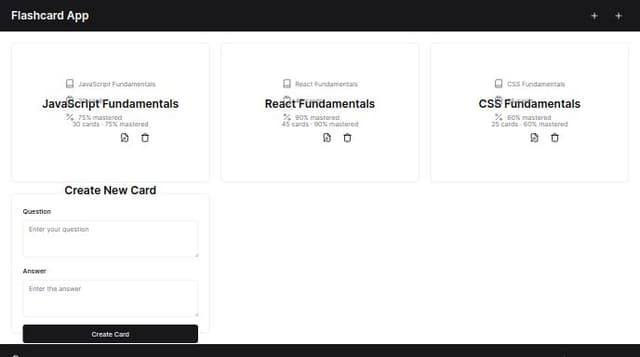 Thumbnail for prompt: add create card view 