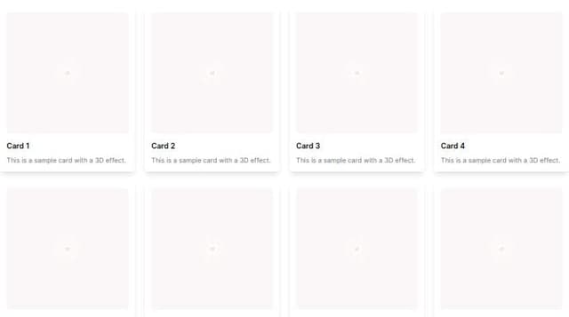 Thumbnail for prompt: A loading screen that uses framer motion to animate the cards