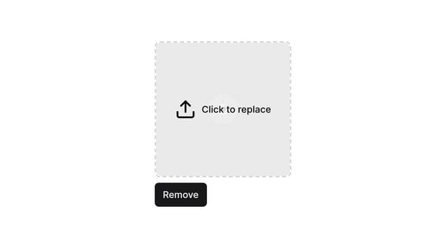 Thumbnail for prompt: Build a image upload dropzone component using shadcn