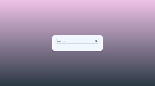 Thumbnail for prompt: Weather app using react