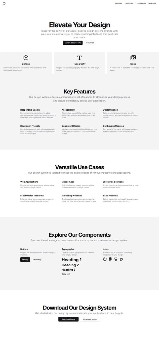 Thumbnail for prompt: apple web design