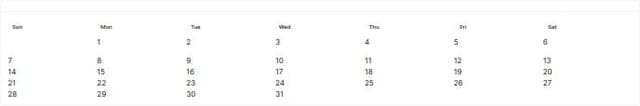 Thumbnail for prompt: based on the current shadcn ui calendar, create custom one with dropdown select for year and month