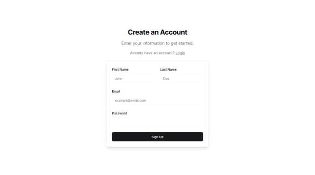 Thumbnail for prompt: add a line where it says if you already have an account? Login