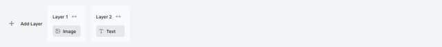 Thumbnail for prompt: Add a timeline view at the bottom below the 3 column grid which should show layers