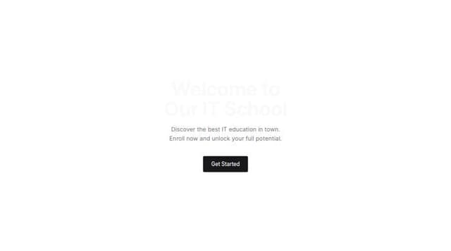 Thumbnail for prompt: I need the website for the IT school to have a beautiful entrance section in the background when you access the site, and it should be in Uzbek.