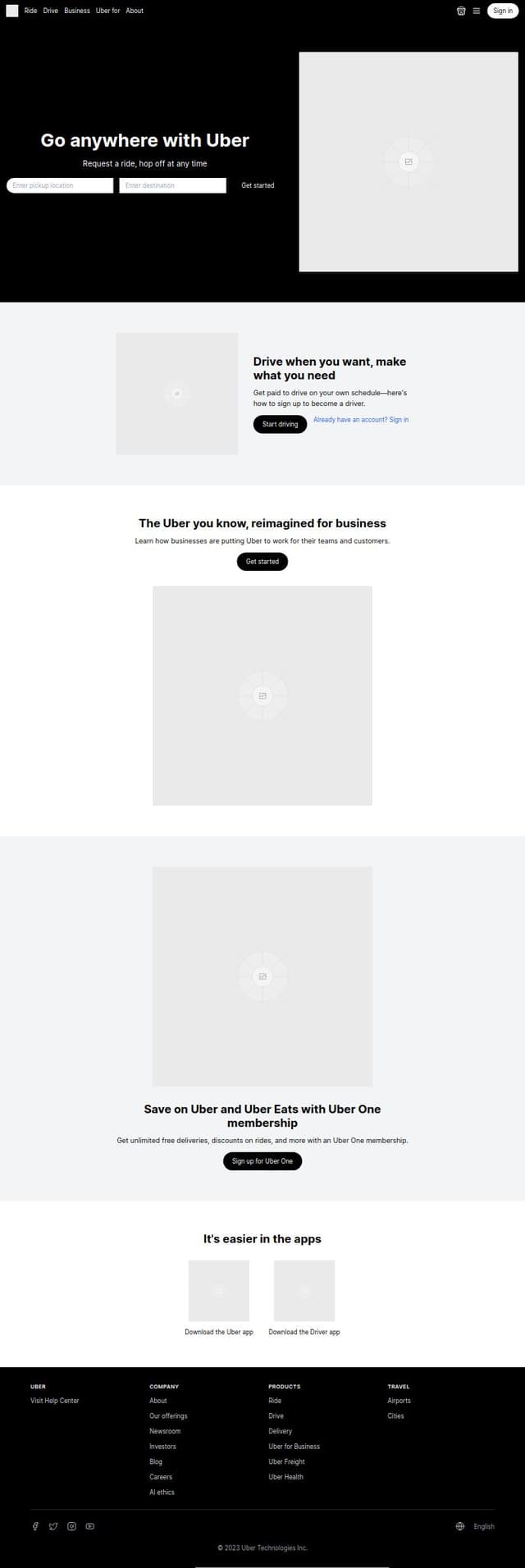 Thumbnail for prompt: An app like Uber
