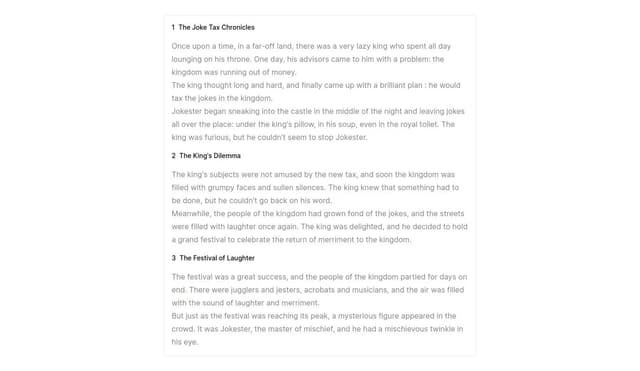 Thumbnail for prompt: text with highlights that when clicked show comments