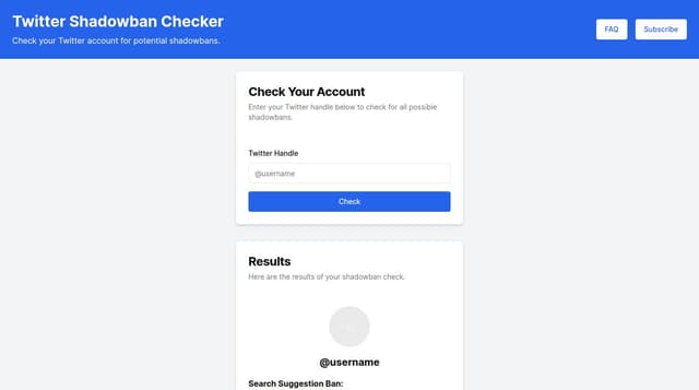 Thumbnail for prompt: Can you make the UI similar to Twitter and Vercel. Also show the account information in the result above the data