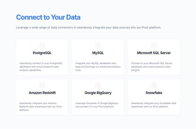 Thumbnail for prompt: Change the color of 'Connect to Your Data' to blue