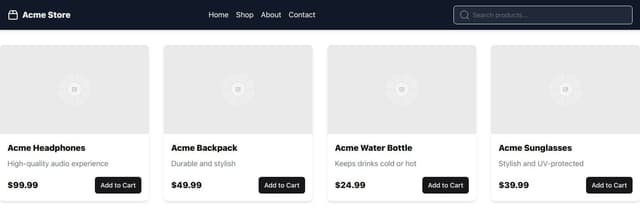 Thumbnail for prompt: An ecommerce site using mantine ui components
