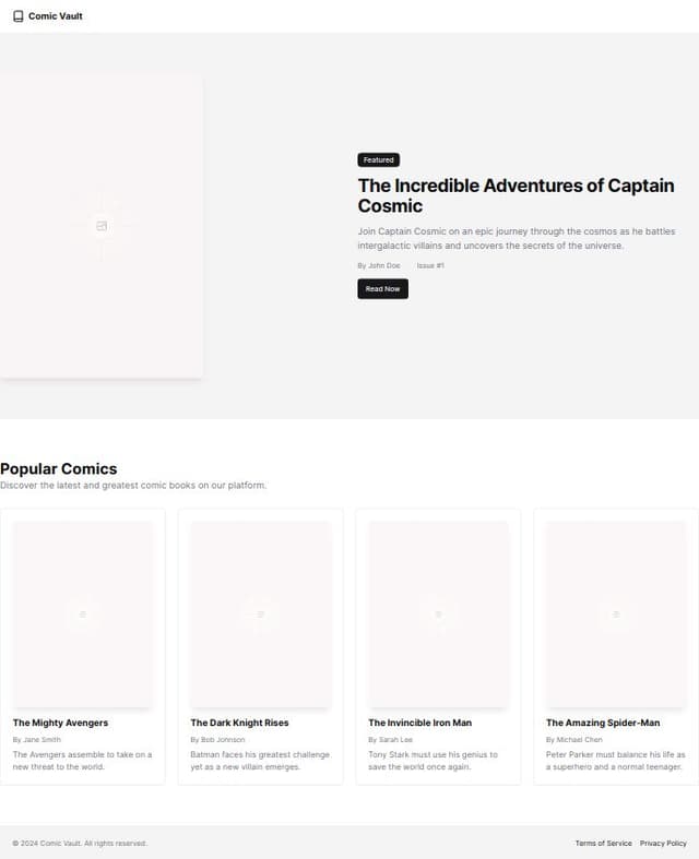 Thumbnail for prompt: https://comick.io/