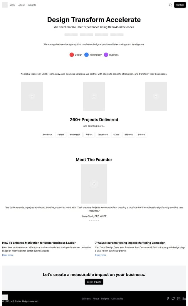 Thumbnail for prompt: https://leo9studio.com