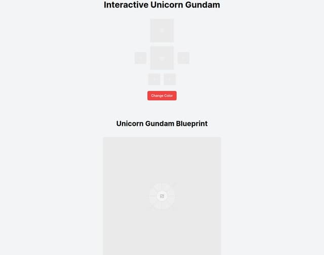 Thumbnail for prompt: add unicorn gundam blueprint