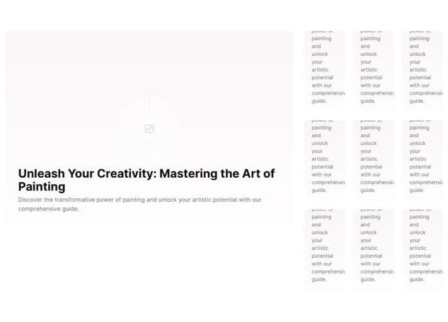 Thumbnail for prompt: blogspot grid layout, 1 big grid then 3x3