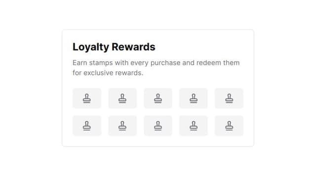 Thumbnail for prompt: canva for a loyalty card the one where you put stamps on and collect the points