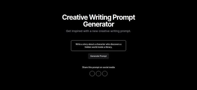 Thumbnail for prompt: Dark black Background, White Text and Turkise elements with black background