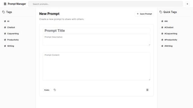 Thumbnail for prompt: create new prompt page