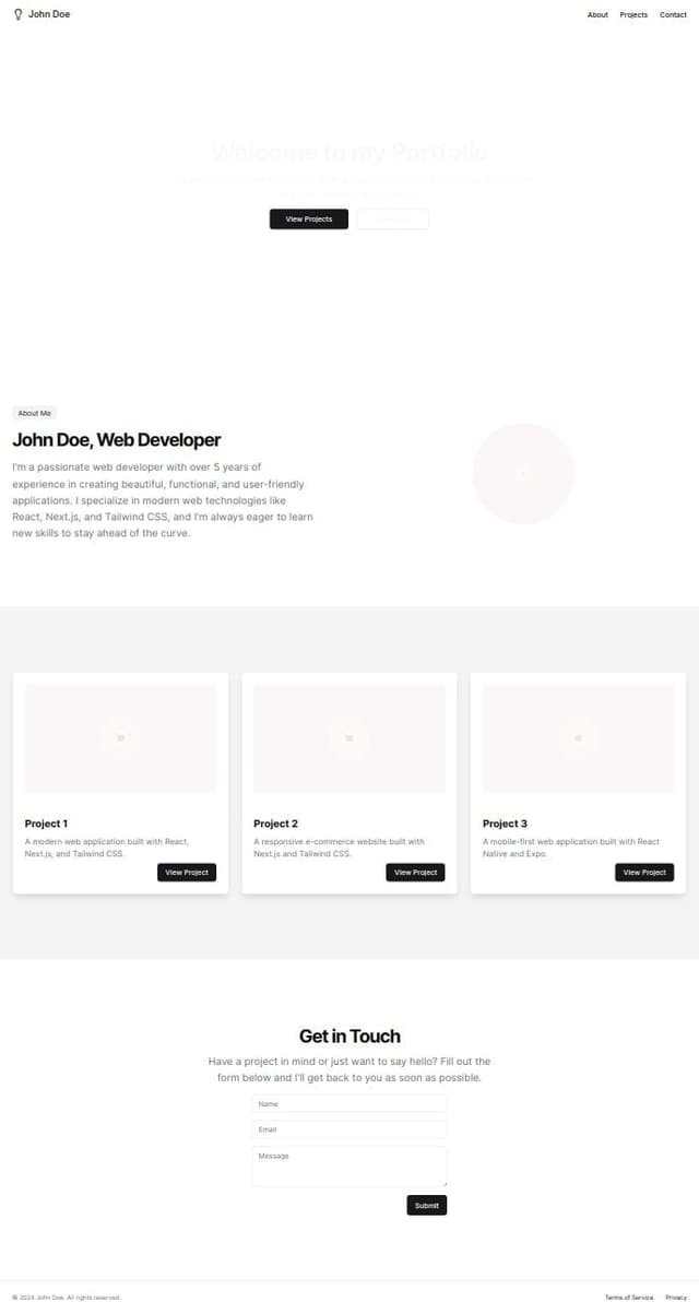 Thumbnail for prompt: Create a Tesla designed website like a web dev portfolio website.