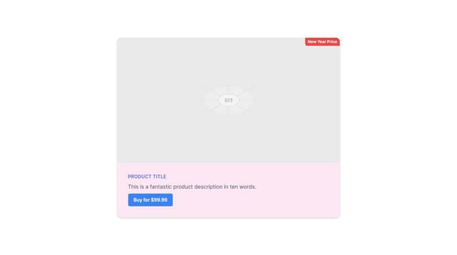 Thumbnail for prompt: add "New Year Price" label in top right coner