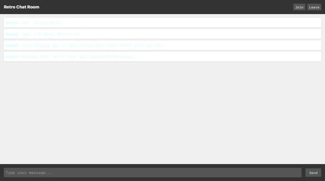 Thumbnail for prompt: i 1950s-styled old-school chat room ui
