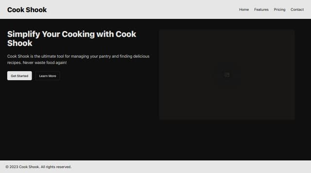 Thumbnail for prompt: make a landing page 