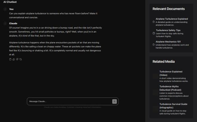 Thumbnail for prompt: keep the right pane, and also add a left navigation pane that is collapsible