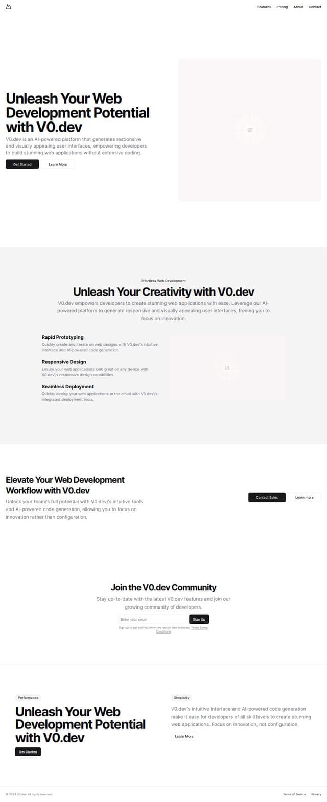Thumbnail for prompt: what does V0.dev do exactly