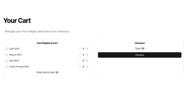 Thumbnail for prompt: now add differetn weights up to family package