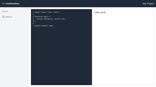 Thumbnail for prompt: create code sandbox ui
