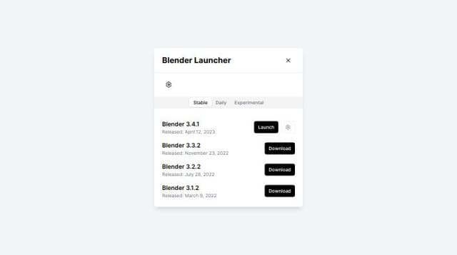 Thumbnail for prompt: move the settings icon from the header and make it a ghost button
