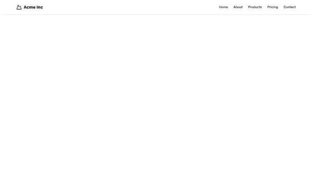 Thumbnail for prompt: navigation bar (navbar) on the top of the site, using shadcn ui