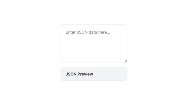 Thumbnail for prompt: Textarea above a collapsible syntax-highlighting code block for viewing json 