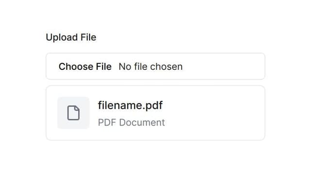 Thumbnail for prompt: file upload with preview selected file