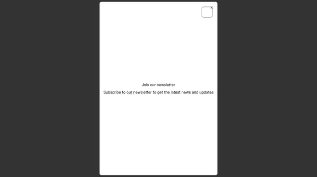 Thumbnail for prompt: dialog modal take full page using shadcn