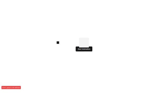 Thumbnail for prompt: Gsap chained animation 