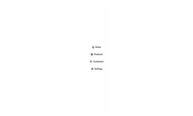 Thumbnail for prompt: This is horizontal. Make it vertical like a sidebar vertical menu for a web app dashboard.