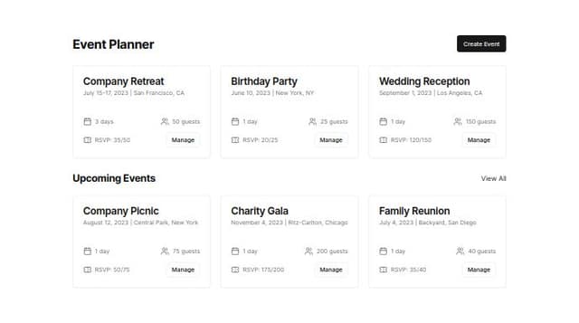 Thumbnail for prompt: design a page when user click on manage  