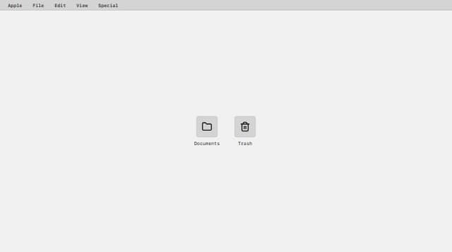 Thumbnail for prompt: create a old mac interface 