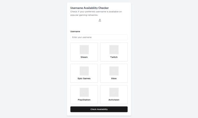 Thumbnail for prompt: Instead of checkbooks, can I use selectable cards with game service name and logo