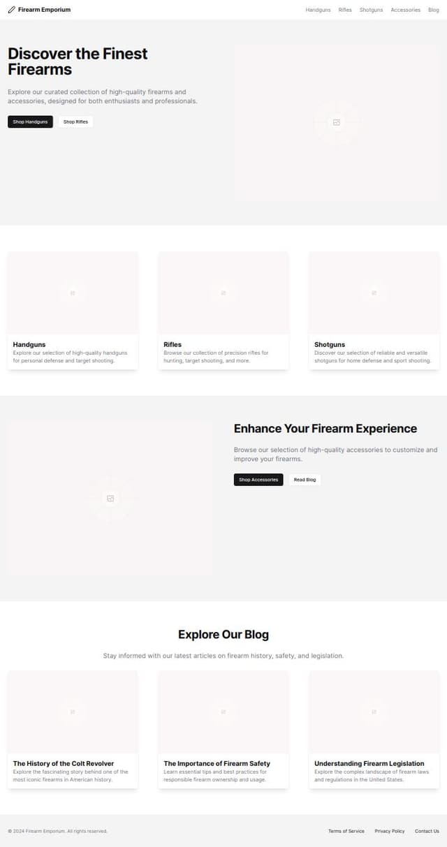 Thumbnail for prompt: create a website like guns.lol